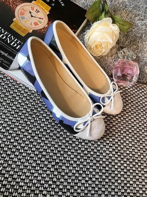 CHANEL Shallow mouth flat shoes Women--021